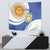 Custom Argentina Football Tapestry Vamos La Albiceleste - Navy Blue Version - Wonder Print Shop