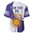 Custom Argentina Football Baseball Jersey Vamos La Albiceleste - Purple Version - Wonder Print Shop