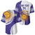 Custom Argentina Football Baseball Jersey Vamos La Albiceleste - Purple Version - Wonder Print Shop