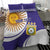 Custom Argentina Football Bedding Set Vamos La Albiceleste - Purple Version - Wonder Print Shop