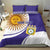 Custom Argentina Football Bedding Set Vamos La Albiceleste - Purple Version - Wonder Print Shop