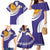 Custom Argentina Football Family Matching Mermaid Dress and Hawaiian Shirt Vamos La Albiceleste - Purple Version - Wonder Print Shop
