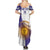 Custom Argentina Football Family Matching Summer Maxi Dress and Hawaiian Shirt Vamos La Albiceleste - Purple Version - Wonder Print Shop