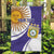 Custom Argentina Football Garden Flag Vamos La Albiceleste - Purple Version - Wonder Print Shop