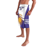 Custom Argentina Football Lavalava Vamos La Albiceleste - Purple Version - Wonder Print Shop