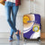 Custom Argentina Football Luggage Cover Vamos La Albiceleste - Purple Version - Wonder Print Shop
