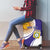 Custom Argentina Football Luggage Cover Vamos La Albiceleste - Purple Version - Wonder Print Shop