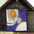 Custom Argentina Football Quilt Vamos La Albiceleste - Purple Version - Wonder Print Shop