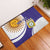 Custom Argentina Football Rubber Doormat Vamos La Albiceleste - Purple Version - Wonder Print Shop