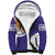 Custom Argentina Football Sherpa Hoodie Vamos La Albiceleste - Purple Version - Wonder Print Shop