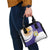 Custom Argentina Football Shoulder Handbag Vamos La Albiceleste - Purple Version