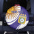 Custom Argentina Football Spare Tire Cover Vamos La Albiceleste - Purple Version - Wonder Print Shop