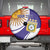 Custom Argentina Football Spare Tire Cover Vamos La Albiceleste - Purple Version - Wonder Print Shop