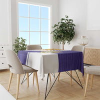 Custom Argentina Football Tablecloth Vamos La Albiceleste - Purple Version - Wonder Print Shop