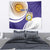 Custom Argentina Football Tapestry Vamos La Albiceleste - Purple Version - Wonder Print Shop