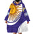 Custom Argentina Football Wearable Blanket Hoodie Vamos La Albiceleste - Purple Version - Wonder Print Shop