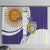 Custom Argentina Football Window Curtain Vamos La Albiceleste - Purple Version - Wonder Print Shop
