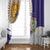 Custom Argentina Football Window Curtain Vamos La Albiceleste - Purple Version - Wonder Print Shop