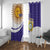 Custom Argentina Football Window Curtain Vamos La Albiceleste - Purple Version - Wonder Print Shop