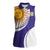 Custom Argentina Football Women Sleeveless Polo Shirt Vamos La Albiceleste - Purple Version - Wonder Print Shop