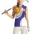 Custom Argentina Football Women Sleeveless Polo Shirt Vamos La Albiceleste - Purple Version - Wonder Print Shop