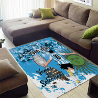 Custom Argentina Football 2024 Area Rug Vamos La Seleccion We Are The Champions - Wonder Print Shop