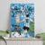 Custom Argentina Football 2024 Canvas Wall Art Vamos La Seleccion We Are The Champions - Wonder Print Shop