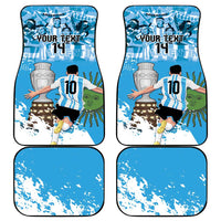 Custom Argentina Football 2024 Car Mats Vamos La Seleccion We Are The Champions - Wonder Print Shop