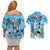 Custom Argentina Football 2024 Couples Matching Off Shoulder Short Dress and Hawaiian Shirt Vamos La Seleccion We Are The Champions - Wonder Print Shop