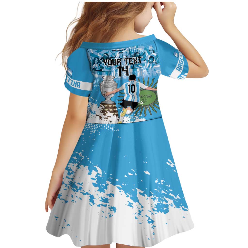 Custom Argentina Football 2024 Family Matching Mermaid Dress and Hawaiian Shirt Vamos La Seleccion We Are The Champions - Wonder Print Shop