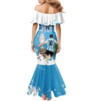 Custom Argentina Football 2024 Mermaid Dress Vamos La Seleccion We Are The Champions - Wonder Print Shop