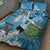 Custom Argentina Football 2024 Quilt Bed Set Vamos La Seleccion We Are The Champions - Wonder Print Shop