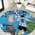 Custom Argentina Football 2024 Round Carpet Vamos La Seleccion We Are The Champions