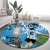 Custom Argentina Football 2024 Round Carpet Vamos La Seleccion We Are The Champions