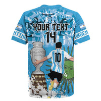Custom Argentina Football 2024 Rugby Jersey Vamos La Seleccion We Are The Champions - Wonder Print Shop