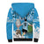 Custom Argentina Football 2024 Sherpa Hoodie Vamos La Seleccion We Are The Champions - Wonder Print Shop