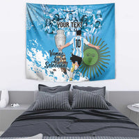 Custom Argentina Football 2024 Tapestry Vamos La Seleccion We Are The Champions - Wonder Print Shop