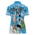 Custom Argentina Football 2024 Women Polo Shirt Vamos La Seleccion We Are The Champions - Wonder Print Shop