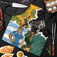 Rugby 2025 Championship Apron Southern Hemisphere Countries Mascots - Wonder Print Shop