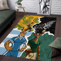 Rugby 2025 Championship Area Rug Southern Hemisphere Countries Mascots - Wonder Print Shop