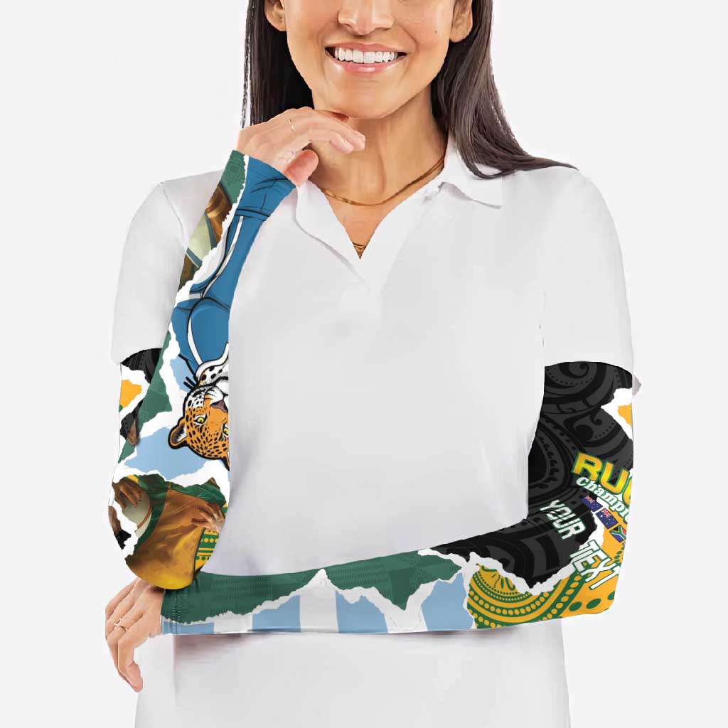 Rugby 2025 Championship Arm Sleeves Southern Hemisphere Countries Mascots - Wonder Print Shop