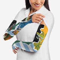 Rugby 2025 Championship Arm Sleeves Southern Hemisphere Countries Mascots - Wonder Print Shop