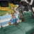 Rugby 2025 Championship Back Car Seat Cover Southern Hemisphere Countries Mascots - Wonder Print Shop