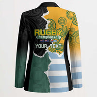 Personalised Rugby 2025 Championship Blazer Southern Hemisphere Countries Mascots - Wonder Print Shop