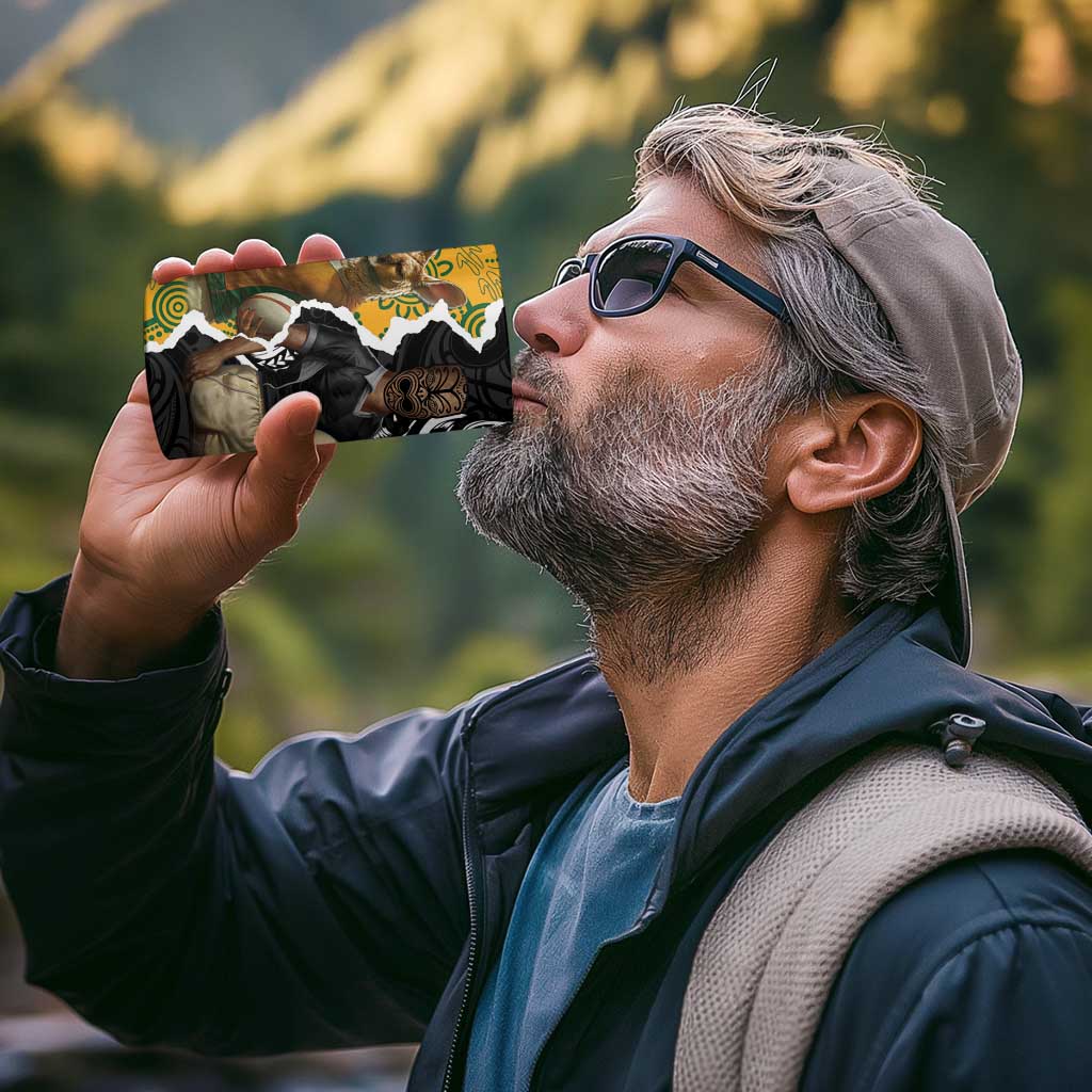 Rugby 2025 Championship 4 in 1 Can Cooler Tumbler Southern Hemisphere Countries Mascots - Wonder Print Shop