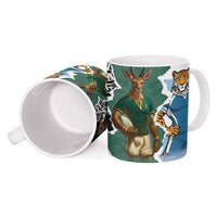 Rugby 2025 Championship Ceramic Mug Southern Hemisphere Countries Mascots - Wonder Print Shop