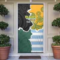 Rugby 2025 Championship Door Cover Southern Hemisphere Countries Mascots - Wonder Print Shop