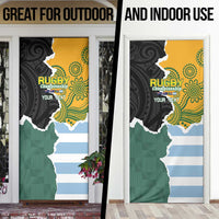 Rugby 2025 Championship Door Cover Southern Hemisphere Countries Mascots - Wonder Print Shop