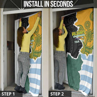 Rugby 2025 Championship Door Cover Southern Hemisphere Countries Mascots - Wonder Print Shop