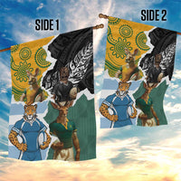 Rugby 2025 Championship Garden Flag Southern Hemisphere Countries Mascots - Wonder Print Shop